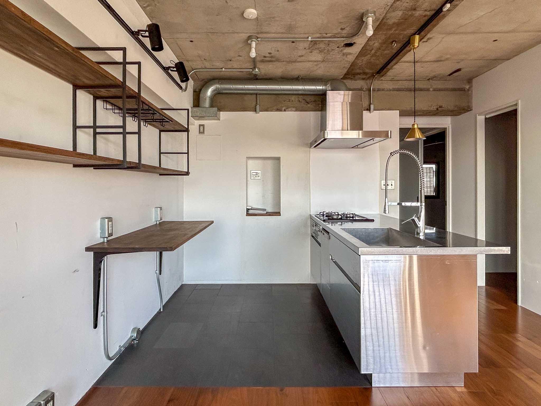 渋谷区幡ヶ谷の賃貸物件/ゆったりとしたキッチンスペース