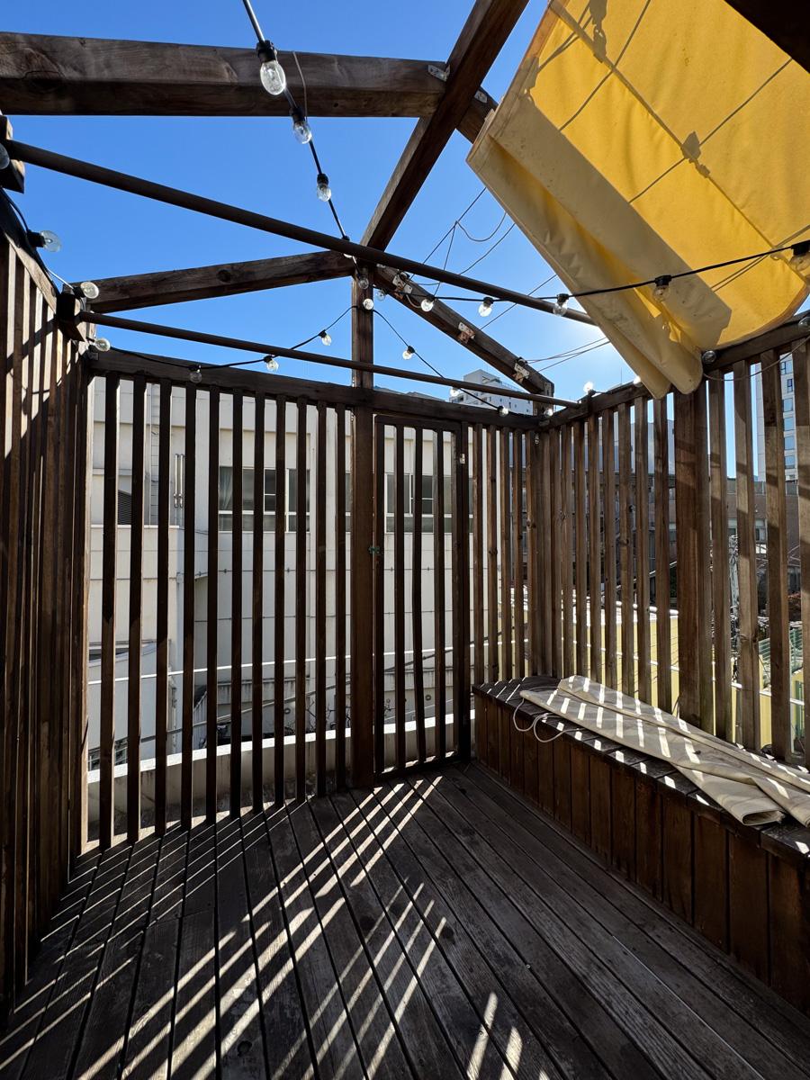 港区赤坂の売買物件/気持ちよくくつろげるテラス