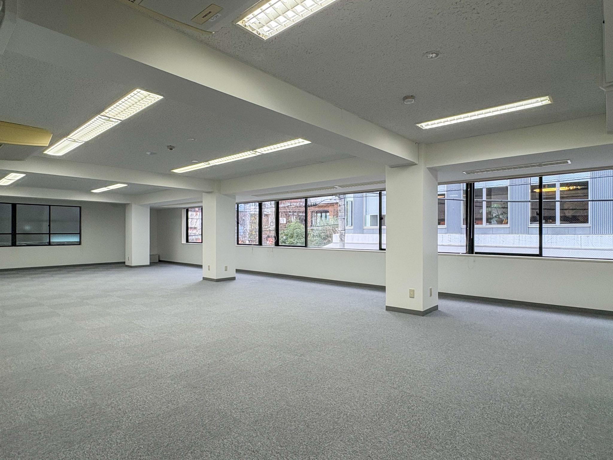 渋谷区神南の賃貸物件/奥行きのある約124㎡のワンフロア空間。チームで働く場所として