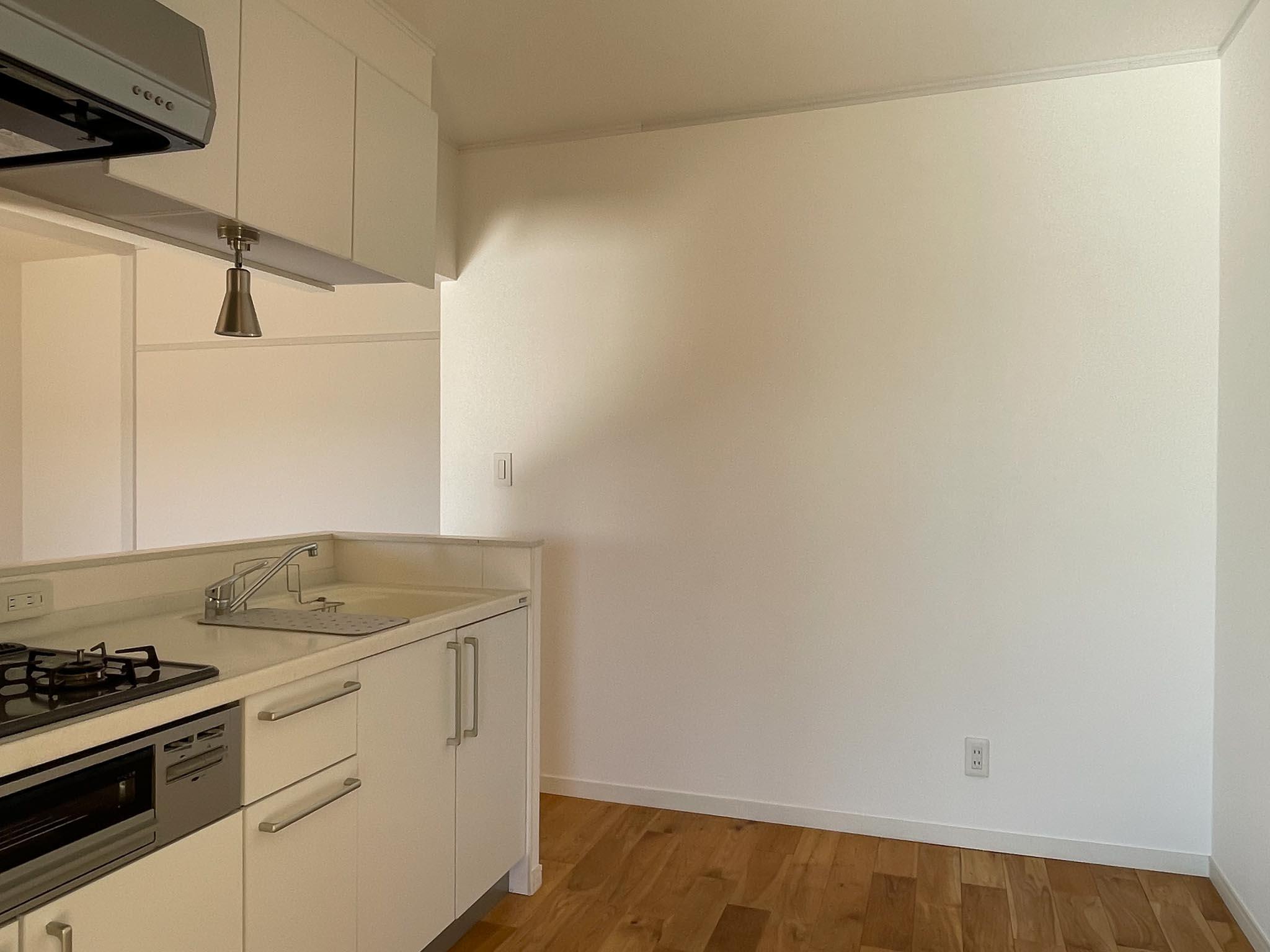 国分寺市本多の賃貸物件/キッチンスペースはゆったり。食器棚も置けます