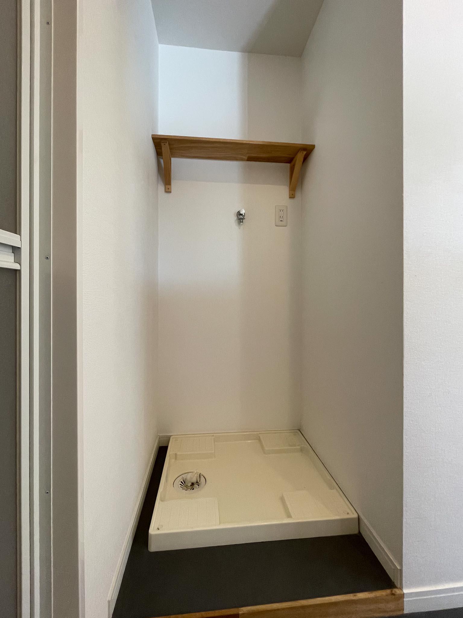 国分寺市本多の賃貸物件/洗濯機置き場。大きなドラム式洗濯機も置けます