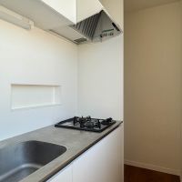 大田区山王の賃貸物件/キッチンはガス2口コンロ（203号室）