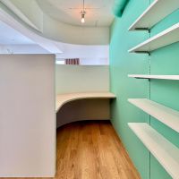 杉並区西荻北の売買物件/曲面の壁に囲まれた作業スペース