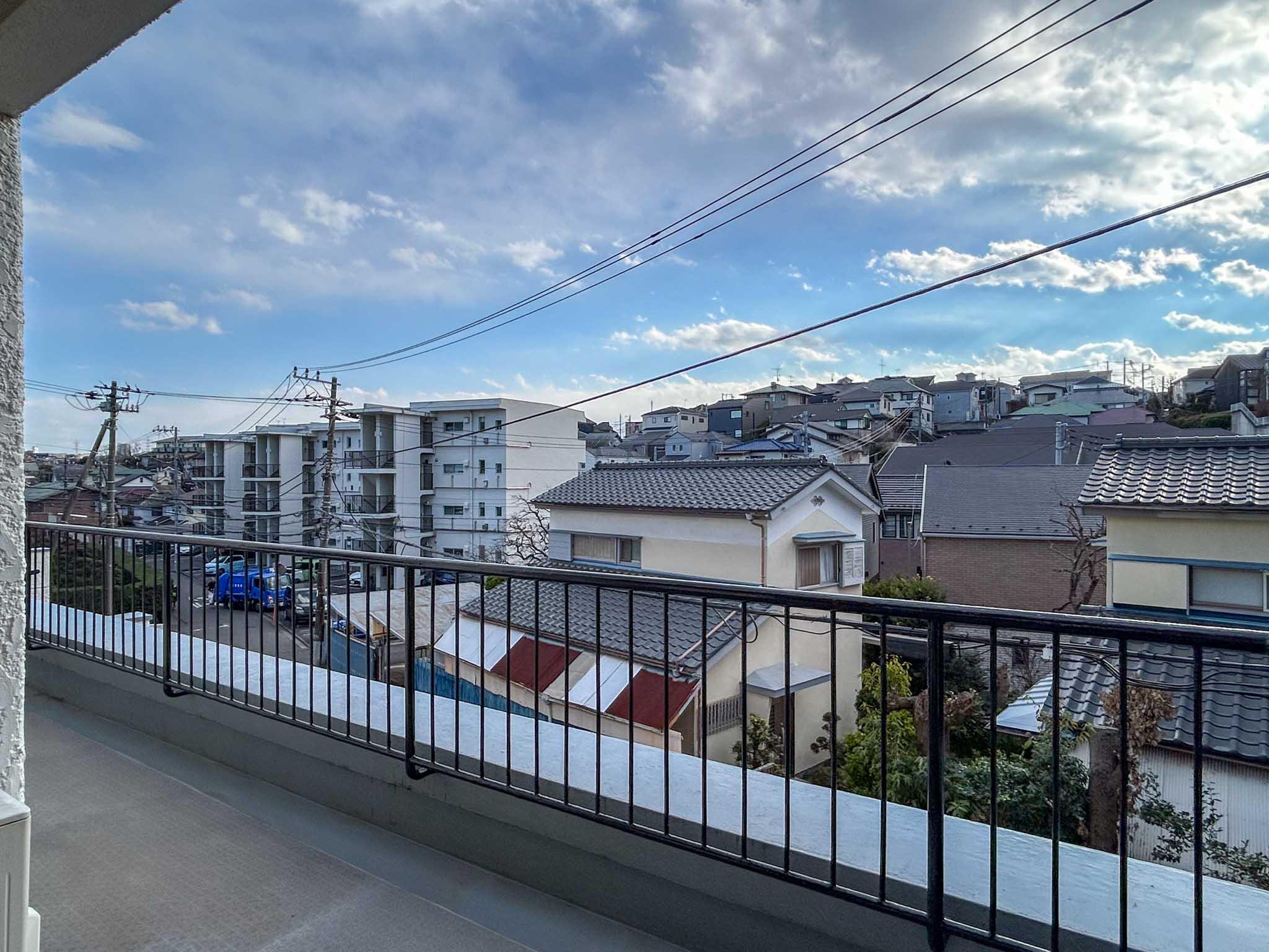 横浜市港北区篠原東の賃貸物件/ベランダからの景色