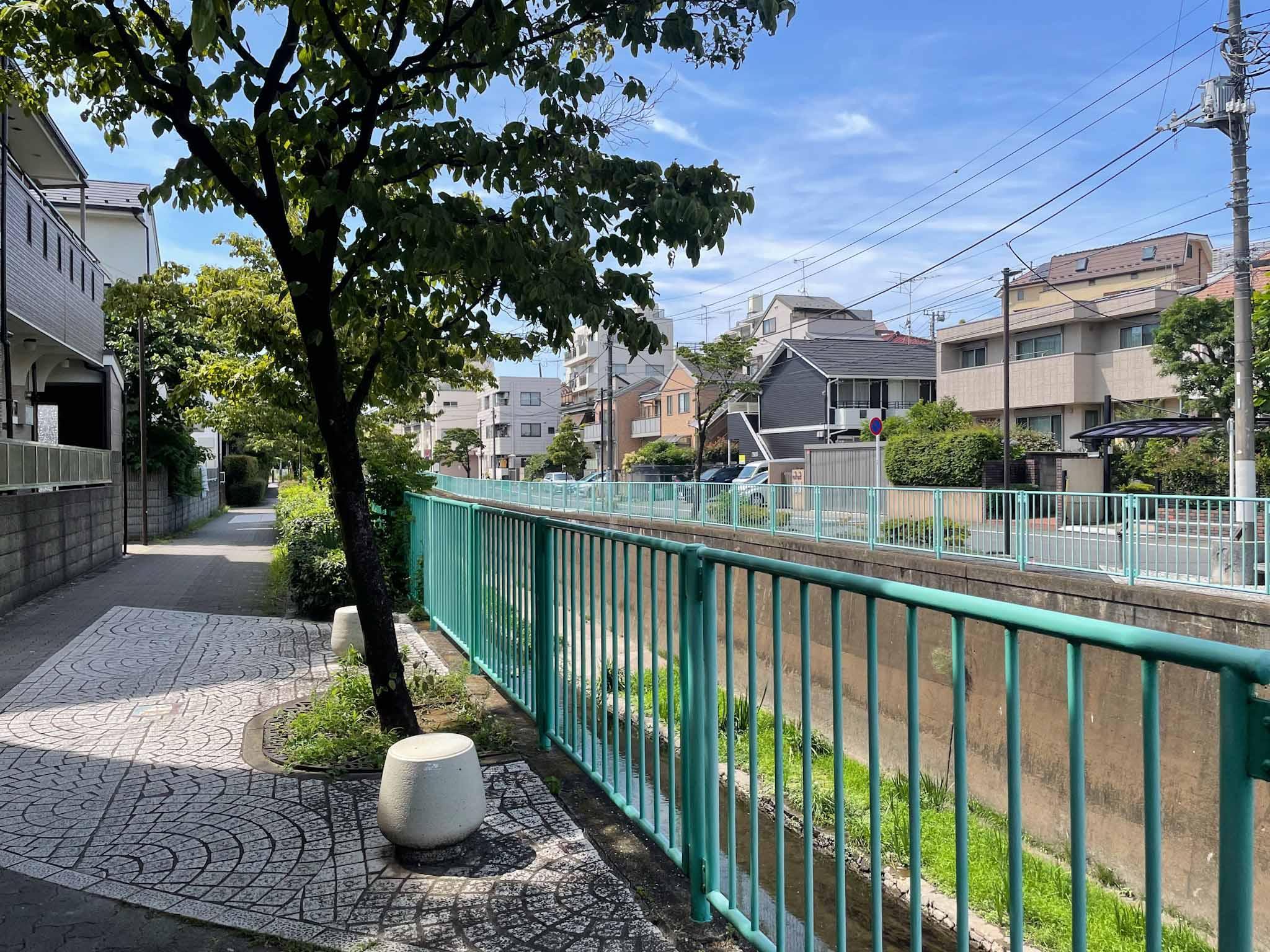 杉並区高井戸西の賃貸物件/川を眺めながら、駅までのんびり歩いて行きます