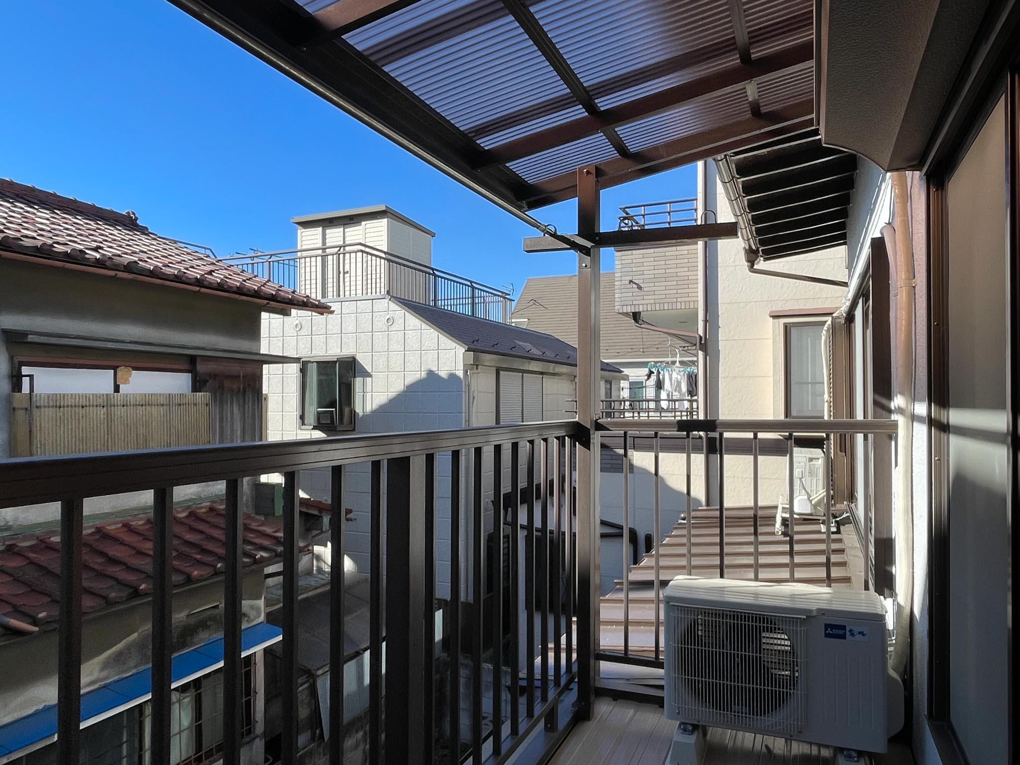 中野区本町の賃貸物件/2F：バルコニー