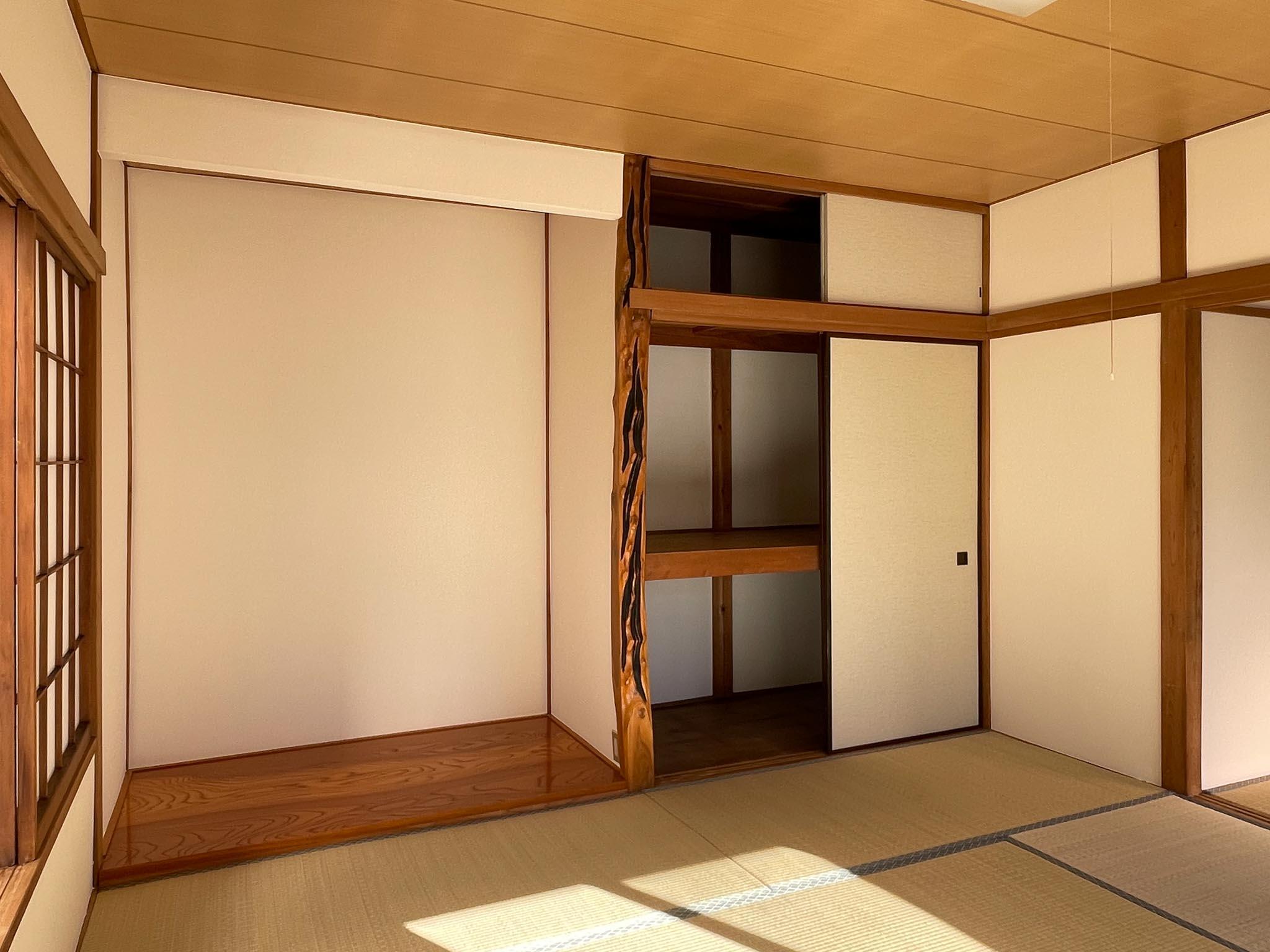 中野区本町の賃貸物件/2F、8畳和室：床間がある本格的な造りです