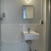 中野区東中野の賃貸物件/洗面所。左側に洗濯機を置きます