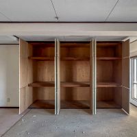 目黒区五本木の賃貸物件/三段の押し入れになっていて、横につながっています