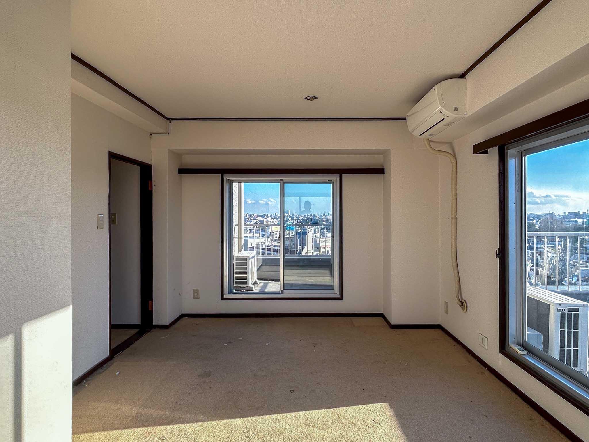 目黒区五本木の賃貸物件/南側をみる