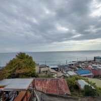 静岡県賀茂郡東伊豆町片瀬の売買物件/室内から眺めた海