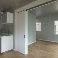 大田区北千束の賃貸物件/LDKと個室は引き戸で仕切ることも、繋げて広々使うこともできる