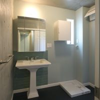 大田区北千束の賃貸物件/脱衣洗面所が広々しているのも嬉しい