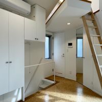渋谷区千駄ヶ谷の賃貸物件/3F：限られた面積に収納やエアコンがピッタリと納まっています