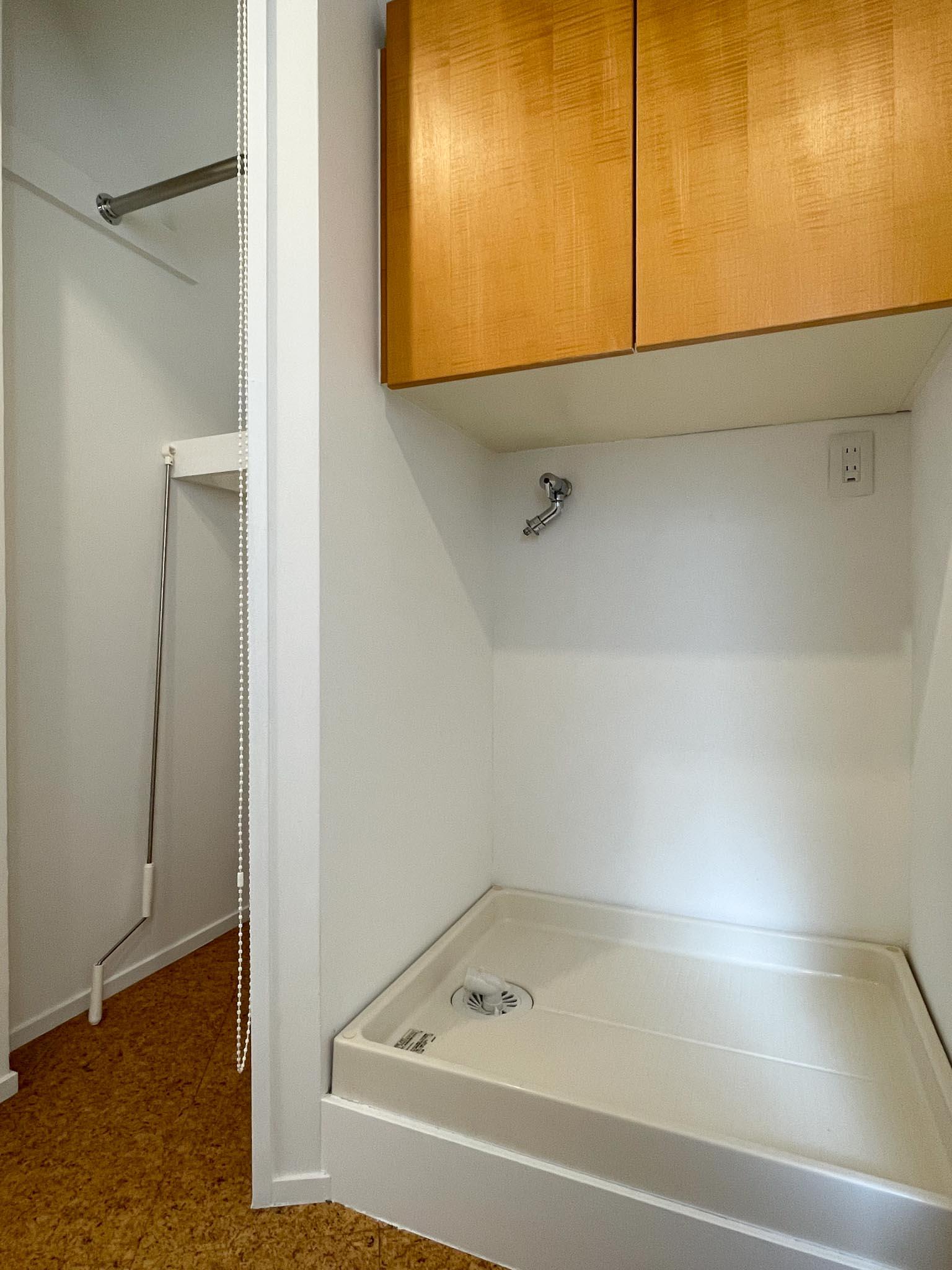 渋谷区千駄ヶ谷の賃貸物件/3F：洗濯機置き場