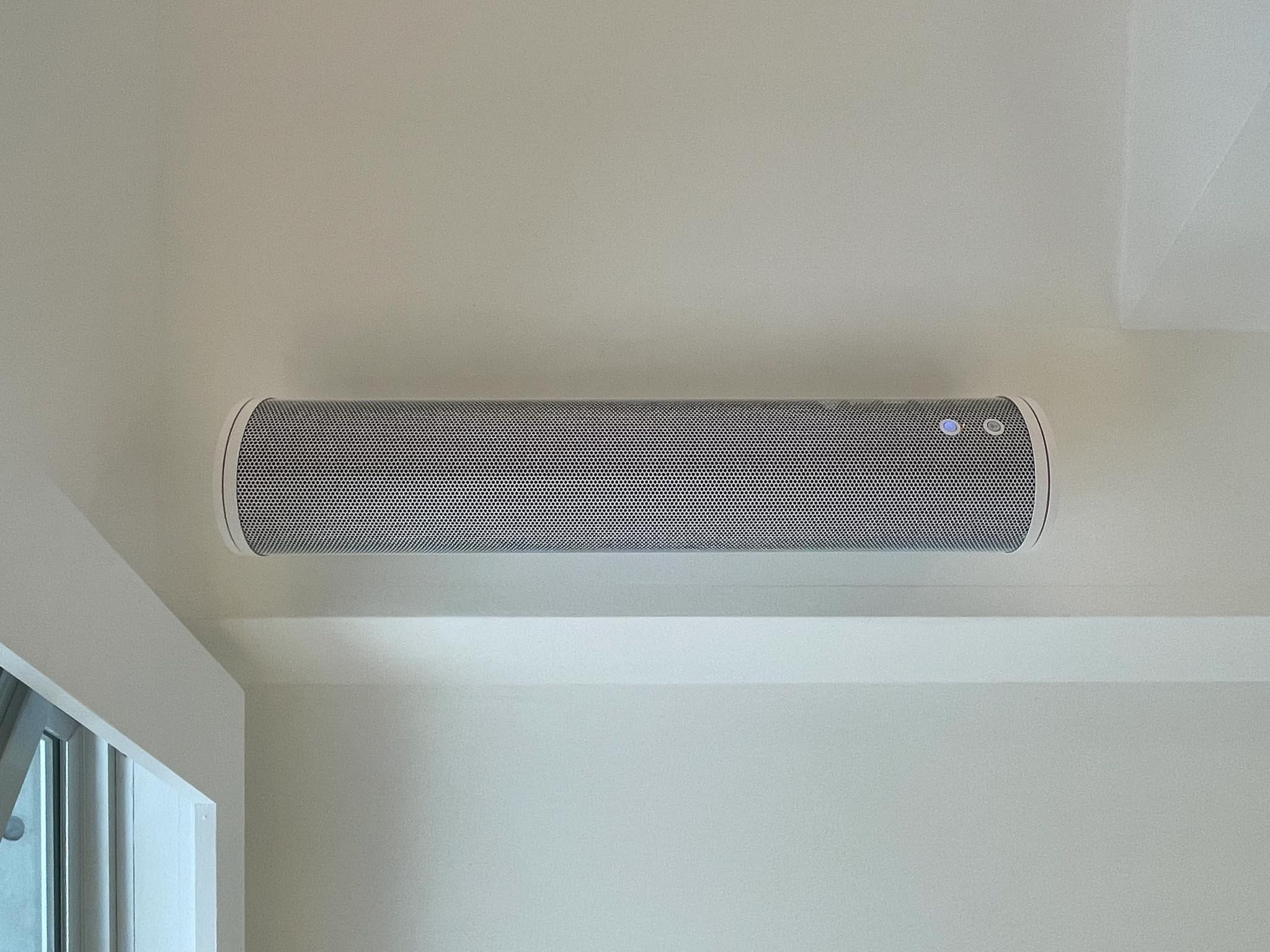 渋谷区千駄ヶ谷の賃貸物件/3F：ロフトに空気を送るためのサーキュレーター。スピーカーのようなスマートなデザインです