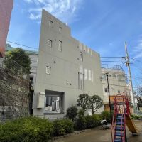 渋谷区千駄ヶ谷の賃貸物件/外観を背面から