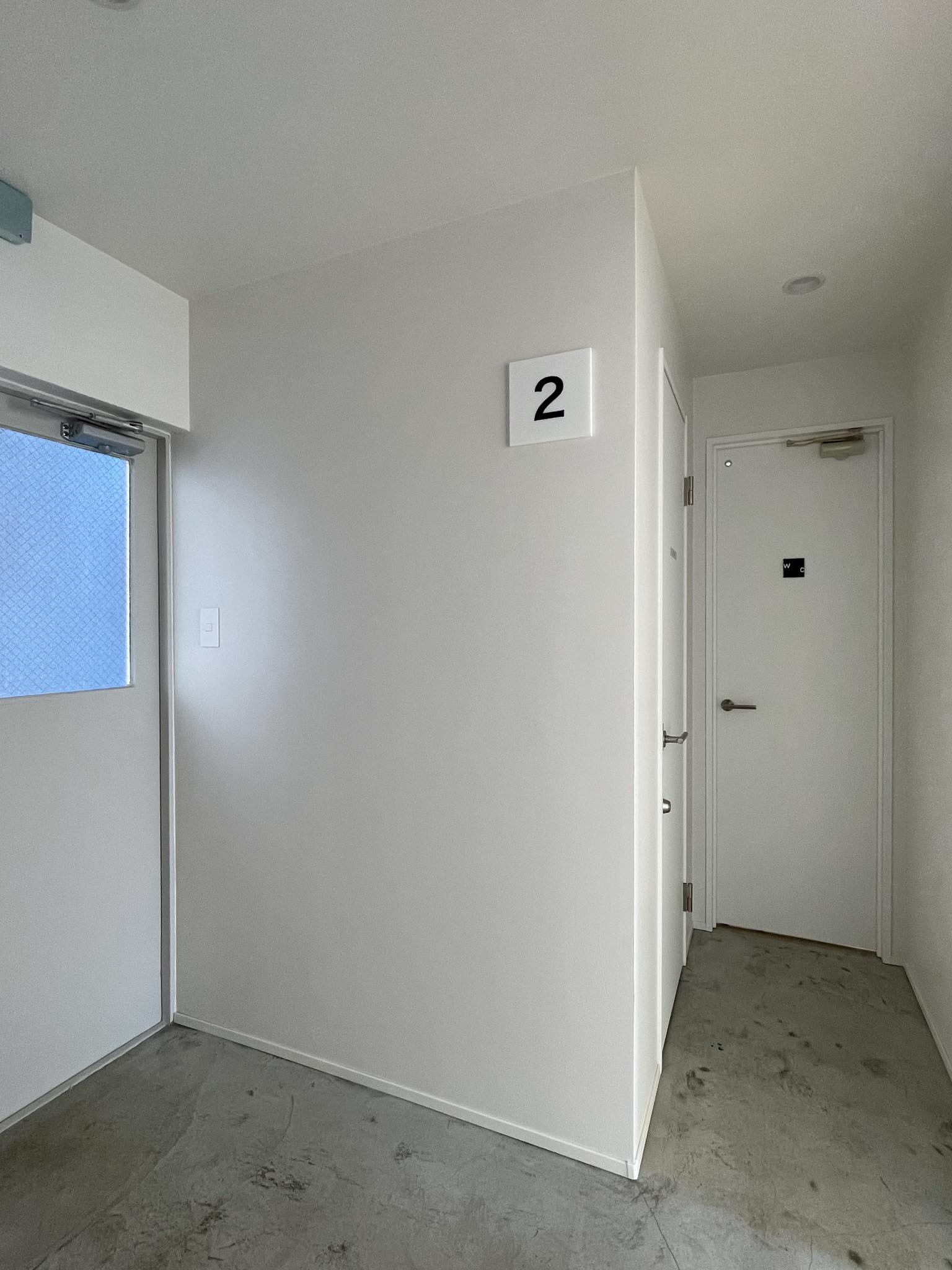 品川区上大崎の賃貸物件/2F：エレベーターを降りた場所