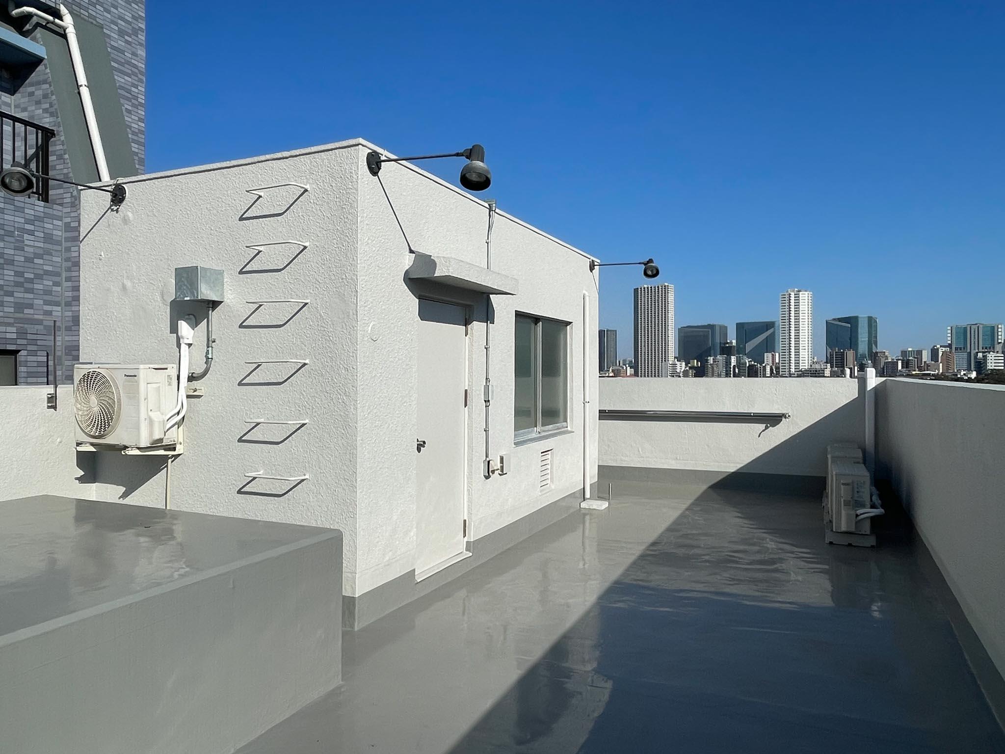 品川区上大崎の賃貸物件/屋上を東に向かって