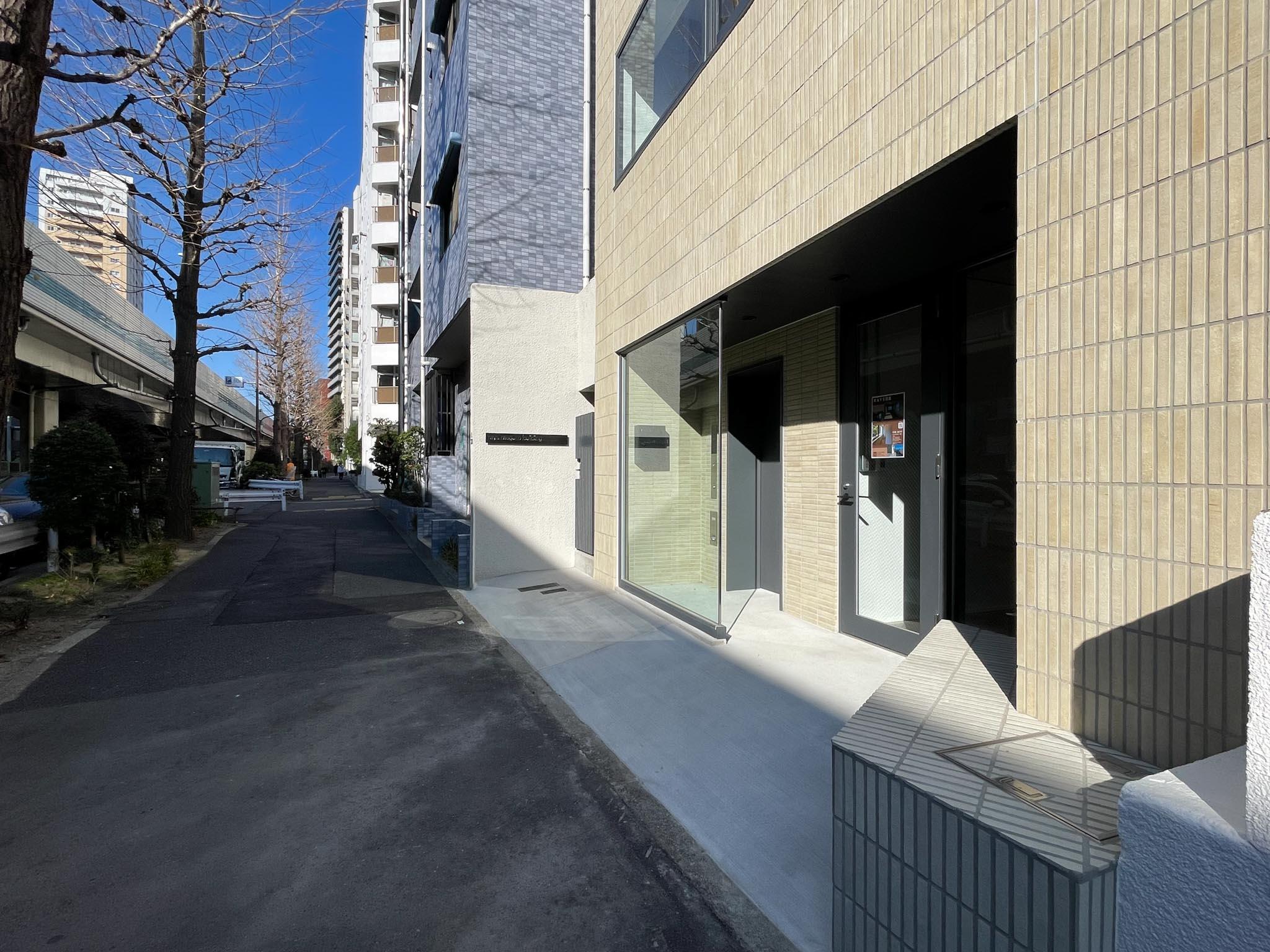 品川区上大崎の賃貸物件/前面道路