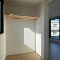 中野区新井の賃貸物件/3.43畳洋室：収納はオープンクローゼット