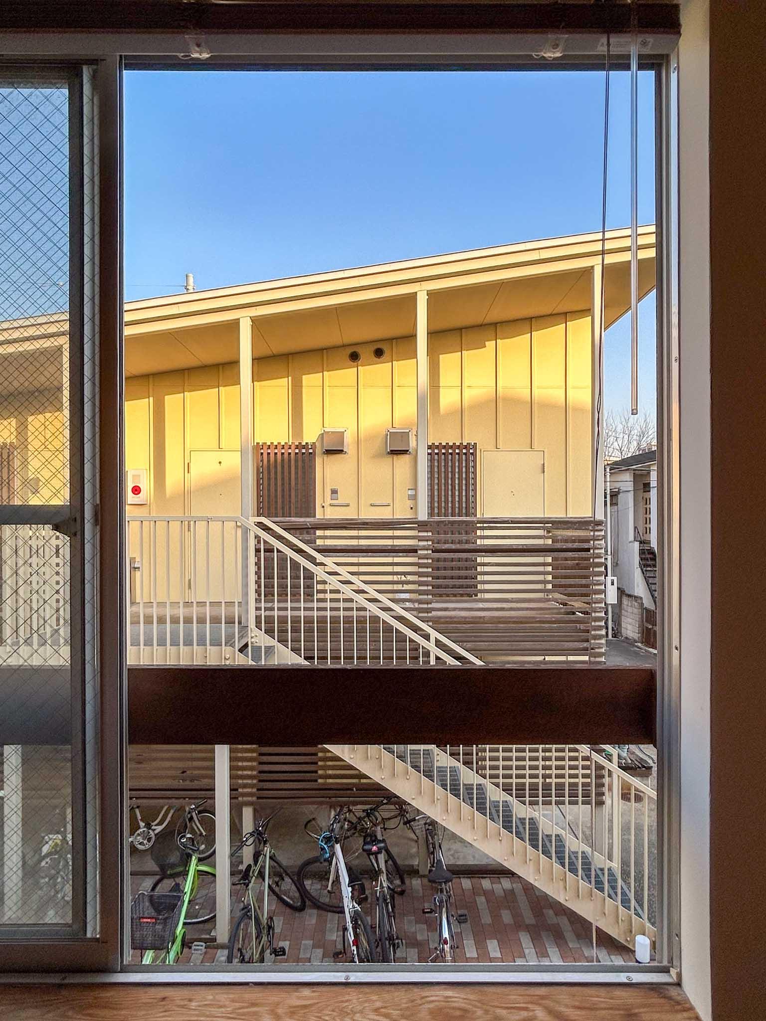 世田谷区世田谷の賃貸物件/東側の窓から見える景色