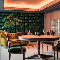 渋谷区代々木の売買物件/折りあげ天井内には間接照明