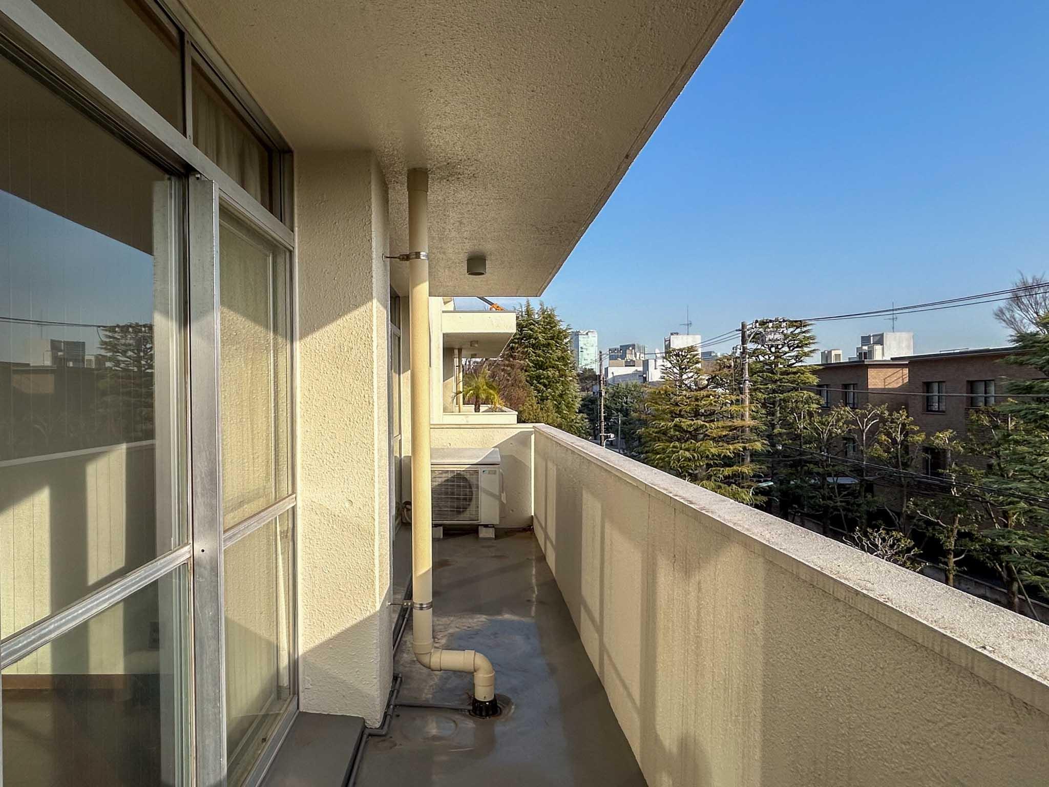 目黒区駒場の賃貸物件/ベランダ