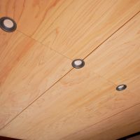 中野区上高田の賃貸物件/照明は既存の天井に穴を開けてダウンライトにしました