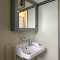 神奈川県藤沢市辻堂東海岸の賃貸物件/新設した洗面台