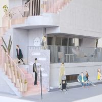 世田谷区大原の賃貸物件/店舗2(2階)参考写真：階段に植栽などを入れると雰囲気が出そう