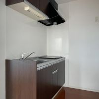 世田谷区太子堂の賃貸物件/下階：キッチン周り。あまりゆとりはありません