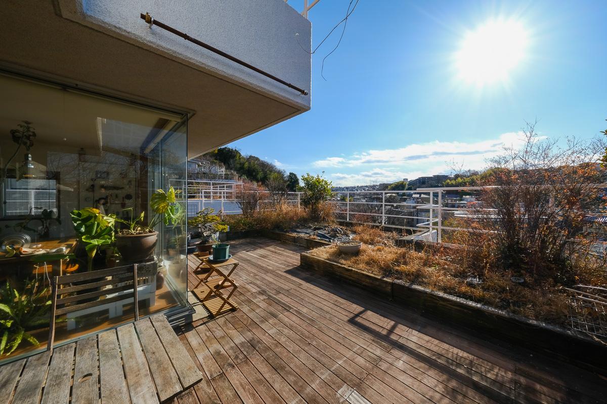 川崎市麻生区高石の売買物件/59㎡のビッグなバルコニー付き