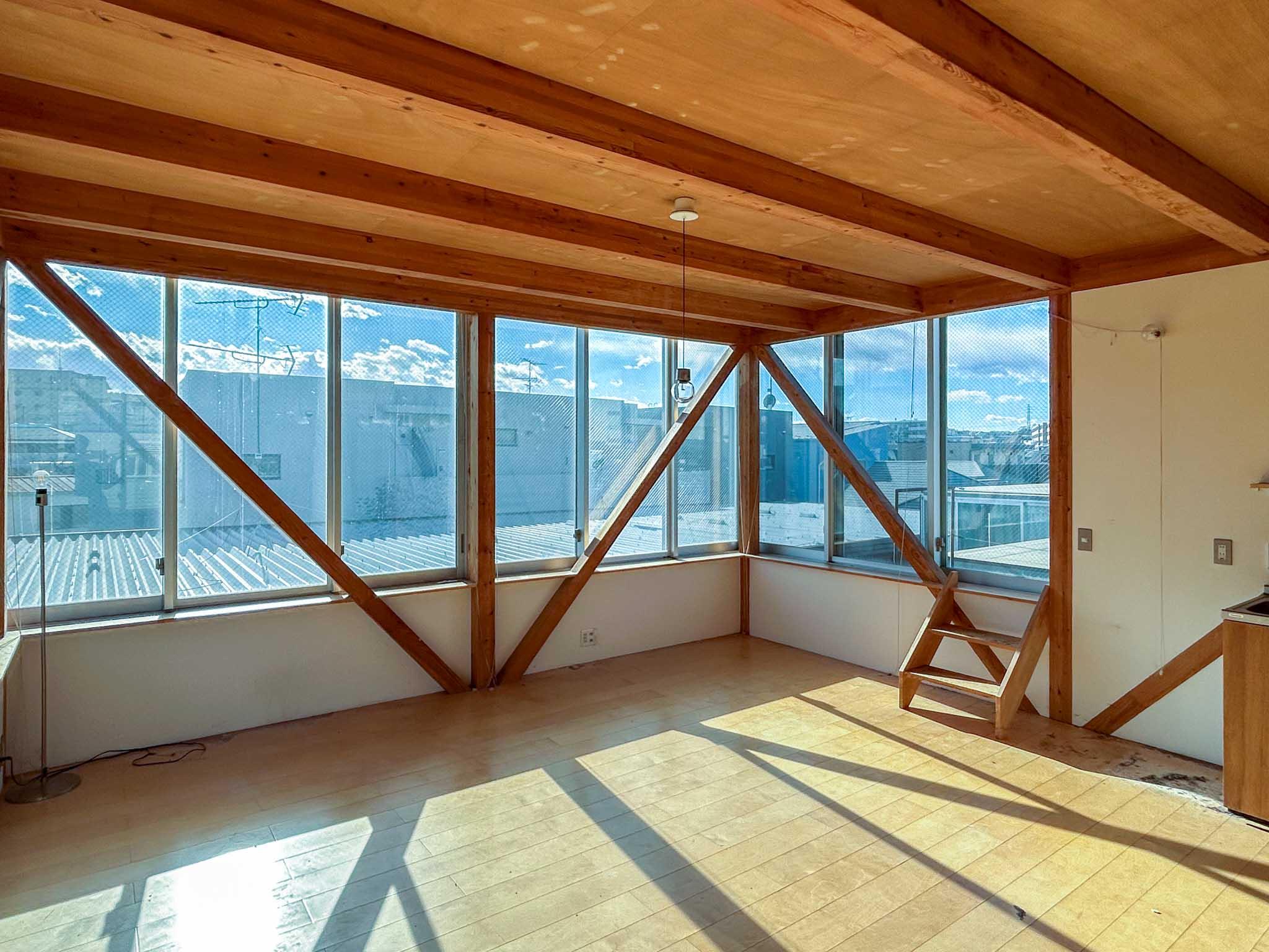 川崎市高津区溝口の賃貸物件/外かと思うほど明るい室内