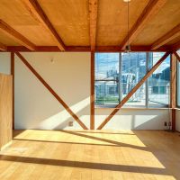 川崎市高津区溝口の賃貸物件/東側に別区画の物干しスペースがあるため、ブラインドで視線をカットした方が良いかも