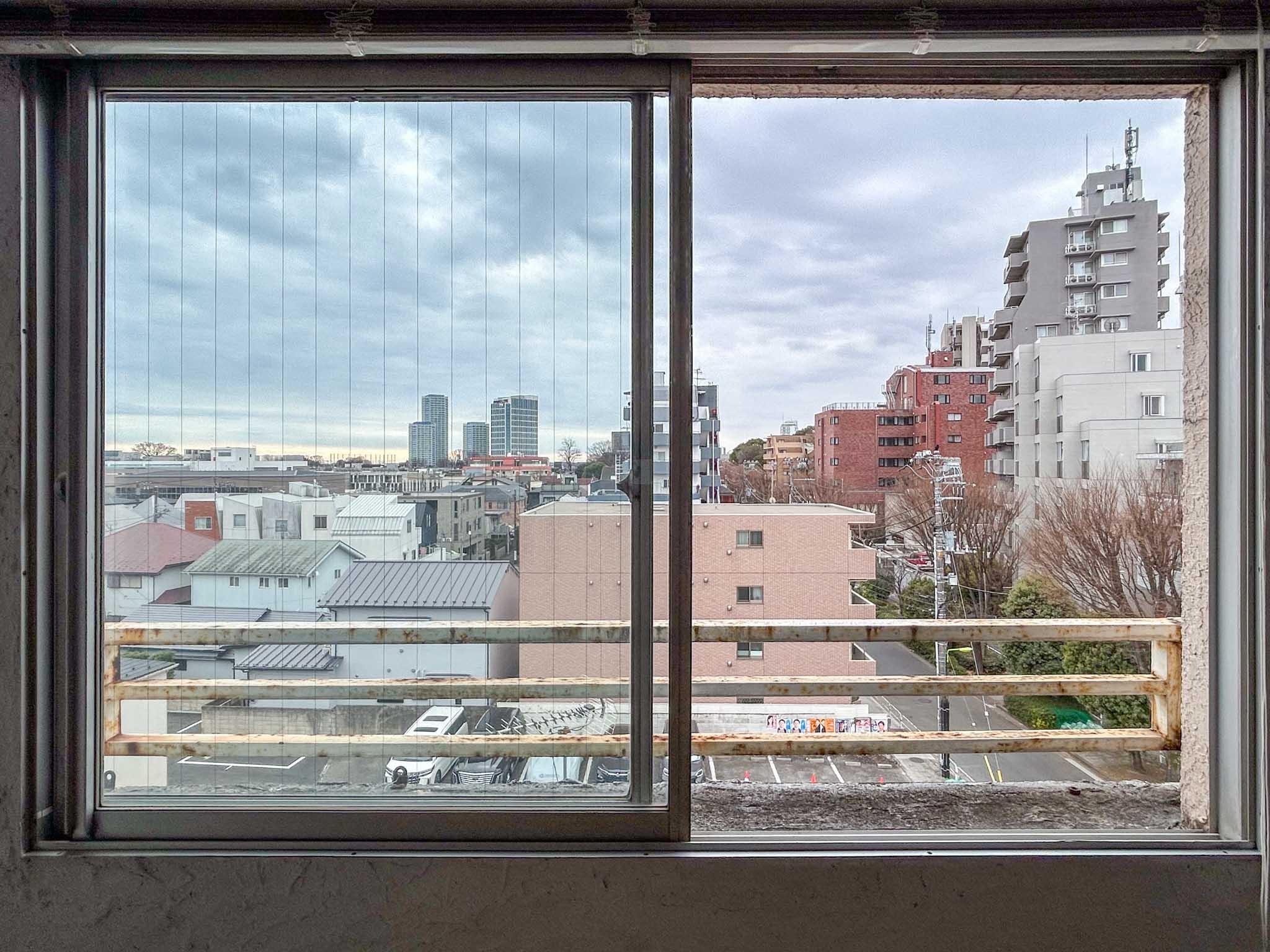 世田谷区瀬田の賃貸物件/南側の窓から望む景色