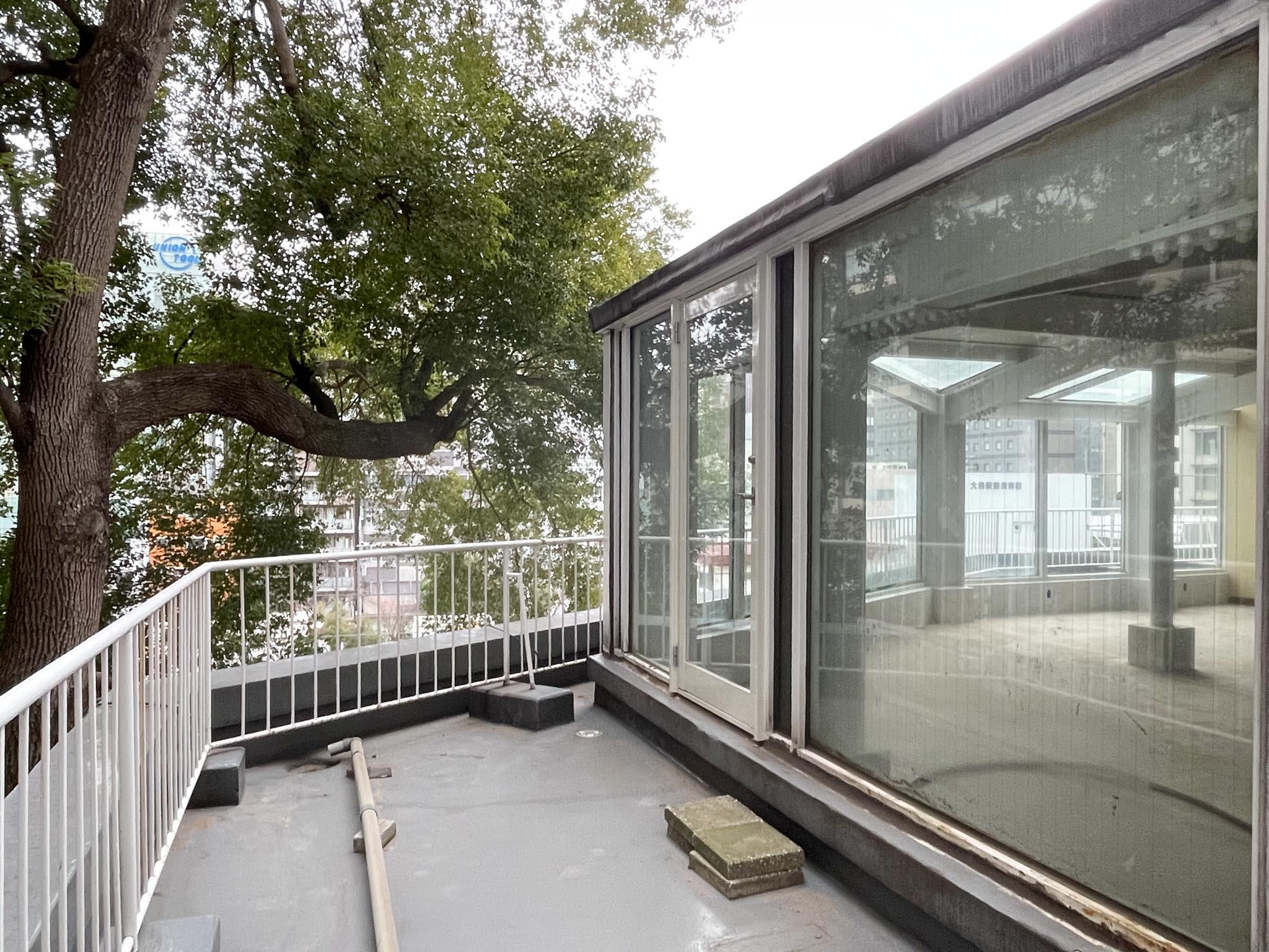 大田区山王の賃貸物件/北側にはちょっとしたテラスがあります