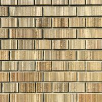 台東区蔵前の賃貸物件/細い縦溝が入った、スクラッチタイル。マットな質感と色味から温かみを感じます