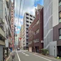 中央区日本橋浜町の賃貸物件/水天宮前駅の方からみる外観