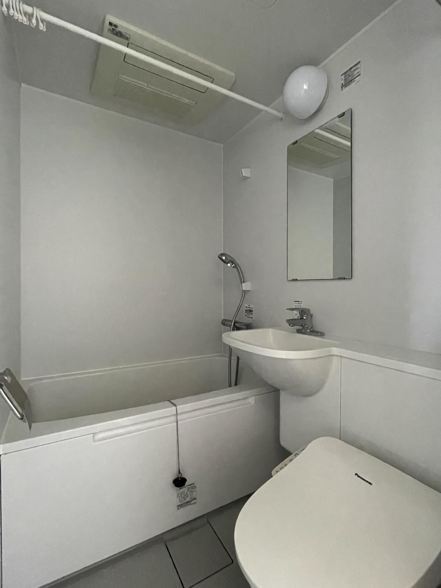 三鷹市井の頭の賃貸物件/風呂・トイレ・洗面台が同室の3点ユニットです