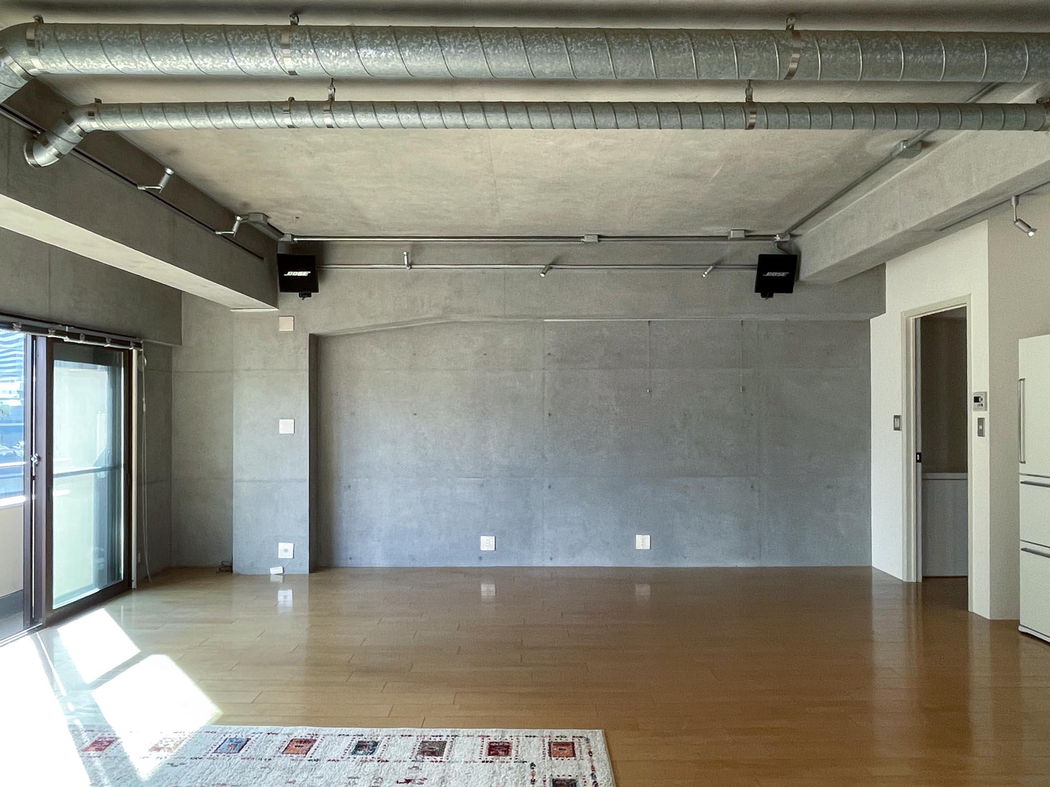 渋谷区代々木の賃貸物件/リビングを西に向かって