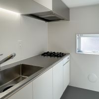 目黒区青葉台の賃貸物件/キッチン。2口ガスコンロです。