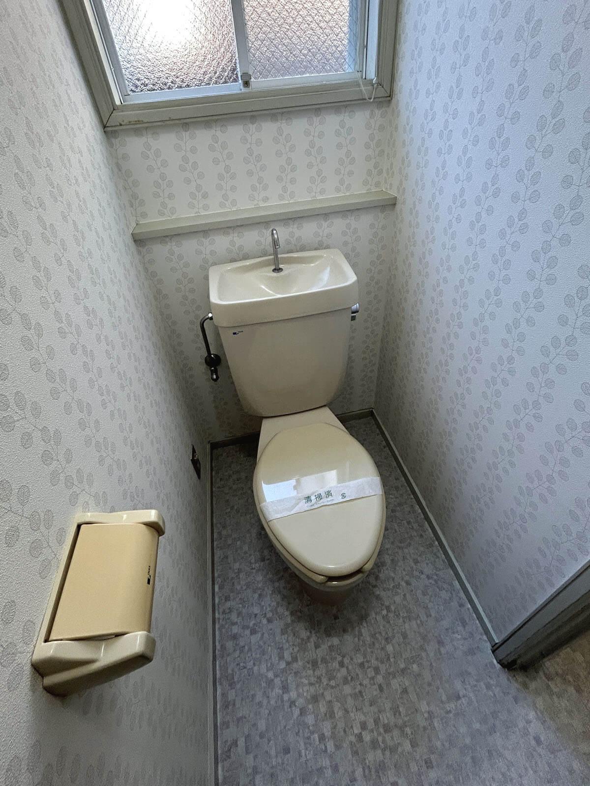 世田谷区宮坂の賃貸物件/ここだけファンシーな壁紙はご愛嬌ということで