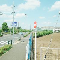 東京都東久留米市南町の売買物件/右手が今回の計画地。左手にタネニハガーデンが広がっています