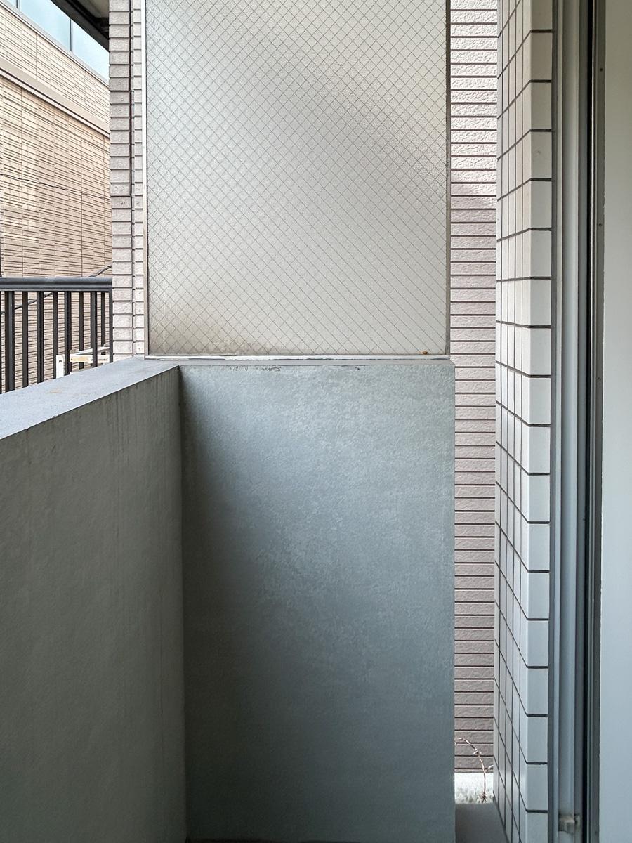 品川区上大崎の賃貸物件/ベランダは手狭