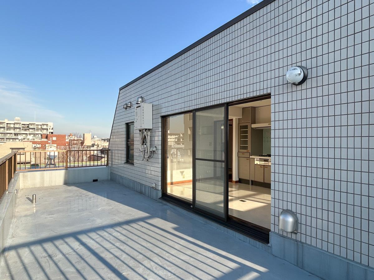 大田区久ヶ原の賃貸物件/バルコニー別角度から