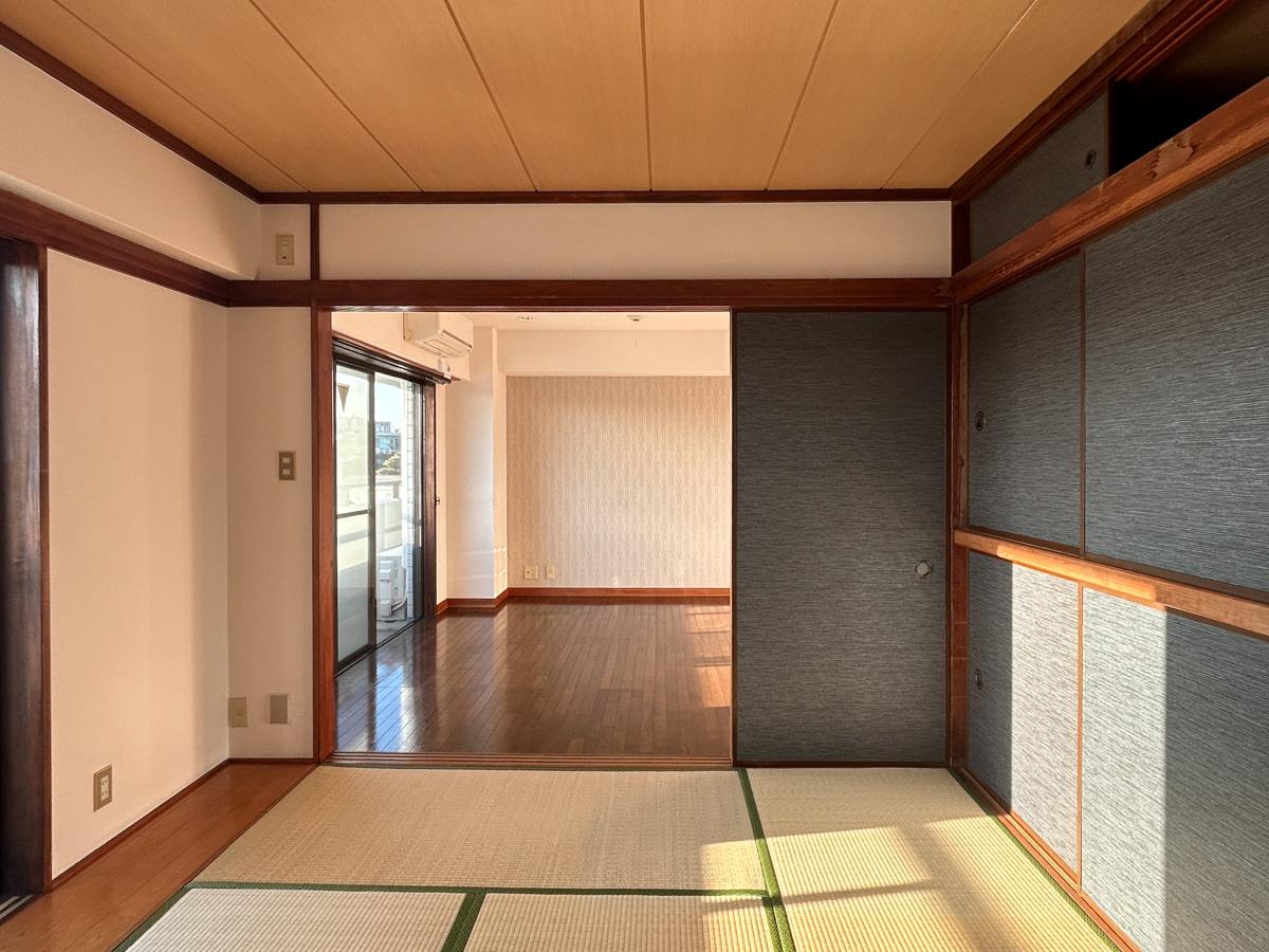 大田区久ヶ原の賃貸物件/和室。6畳ほどのスペース