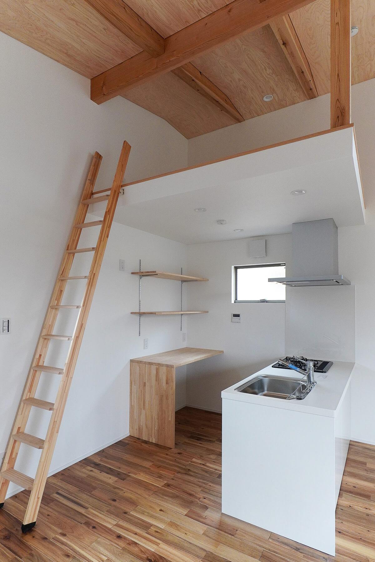 静岡県三島市西本町の賃貸物件/どの区画にもロフトがついています