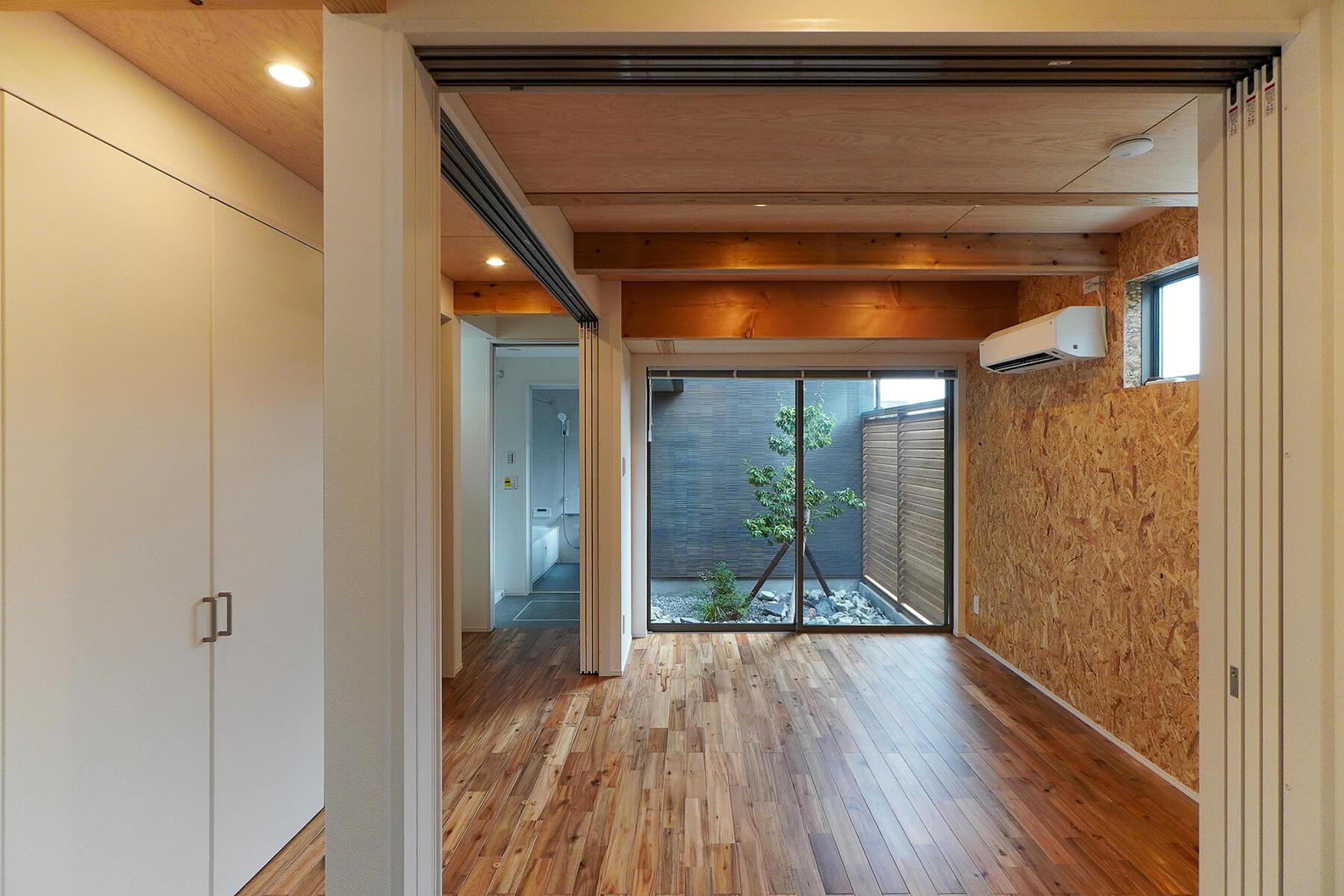 静岡県三島市西本町の賃貸物件/B棟：フリールームは扉で仕切ることも可能です