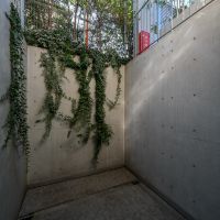 目黒区祐天寺の賃貸物件/広めのドライエリア。植物を育てたり、椅子を置いて人目を気にせずくつろげるスペース